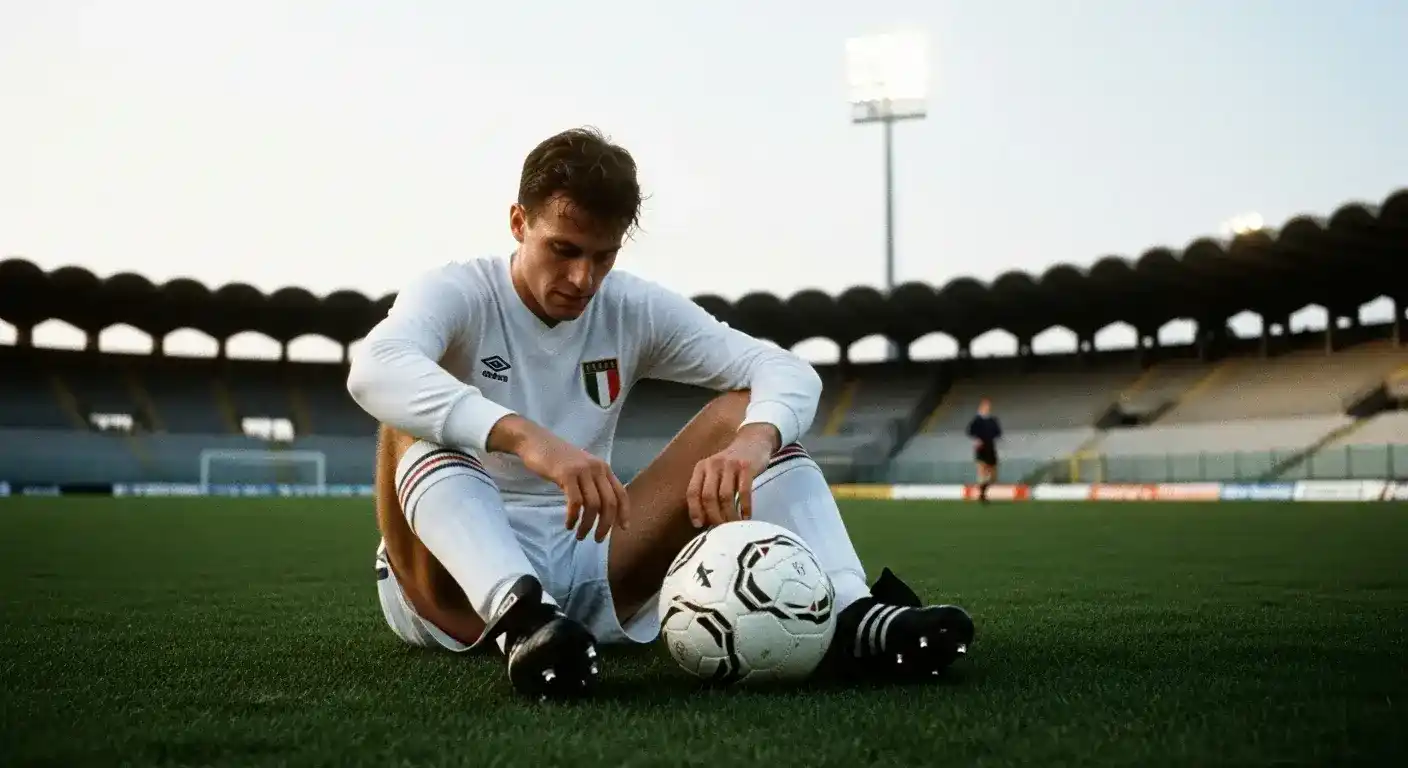 Emotioneel moment Engeland Italia 90 halve finale