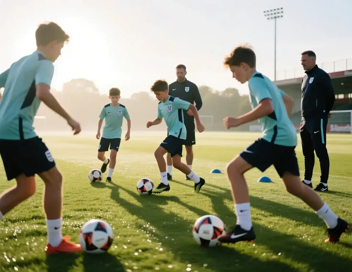 Engeland training op St George's Park trainingscomplex