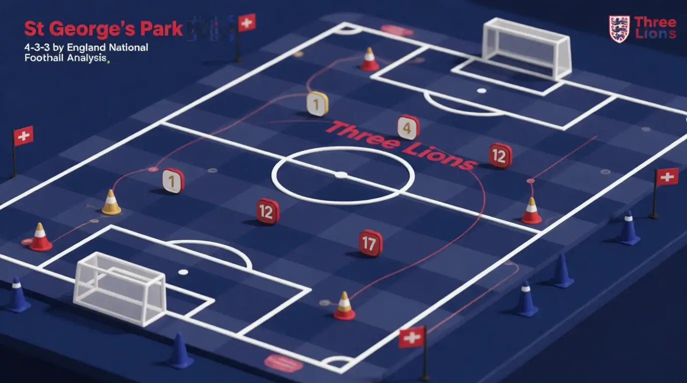 Statistische analyse dashboard met wedstatistieken van het Engels voetbalelftal voor sportwedders